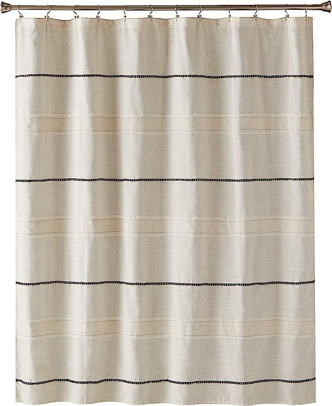 SKL Home by Saturday Knight Ltd. Frayser Shower Curtain, Fabric, Linen | Amazon (US)