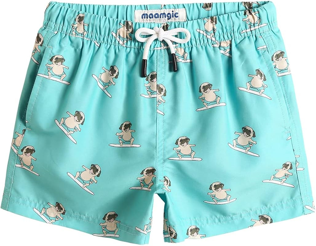 maamgic Boys Swim Trunks Toddler Swim Shorts Little Boys Bathing Suit Swimsuit Toddler Boy Swimwe... | Amazon (US)