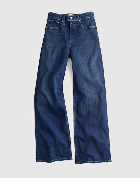 The Wide-Leg Jean in Super Stretch Denim | Madewell