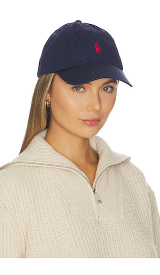 Twill Sport Cap in Newport Navy & Red | Revolve Clothing (Global)