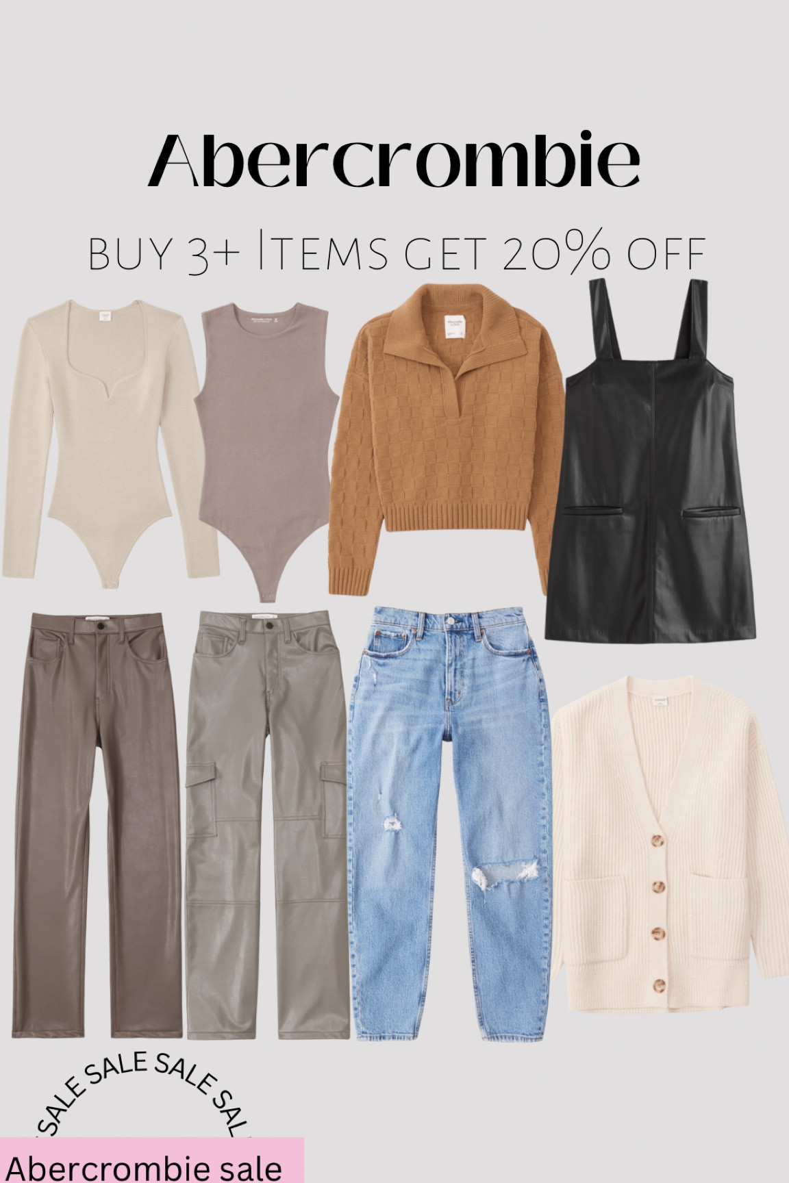 Abercrombie sale / 20% off 3+ items 

#LTKstyletip #LTKSeasonal