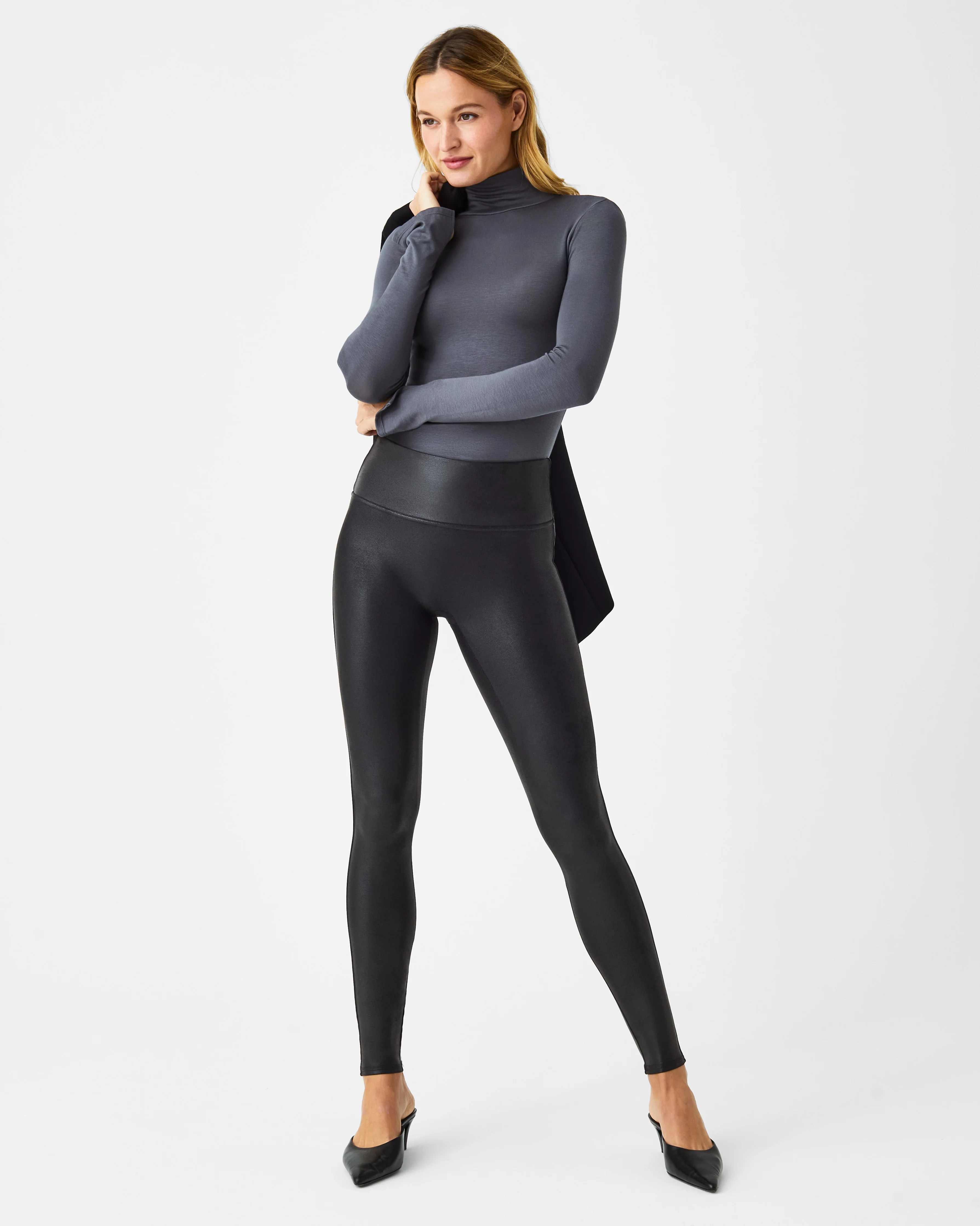 Spanx Women's Faux Leather Leggings | Spanx