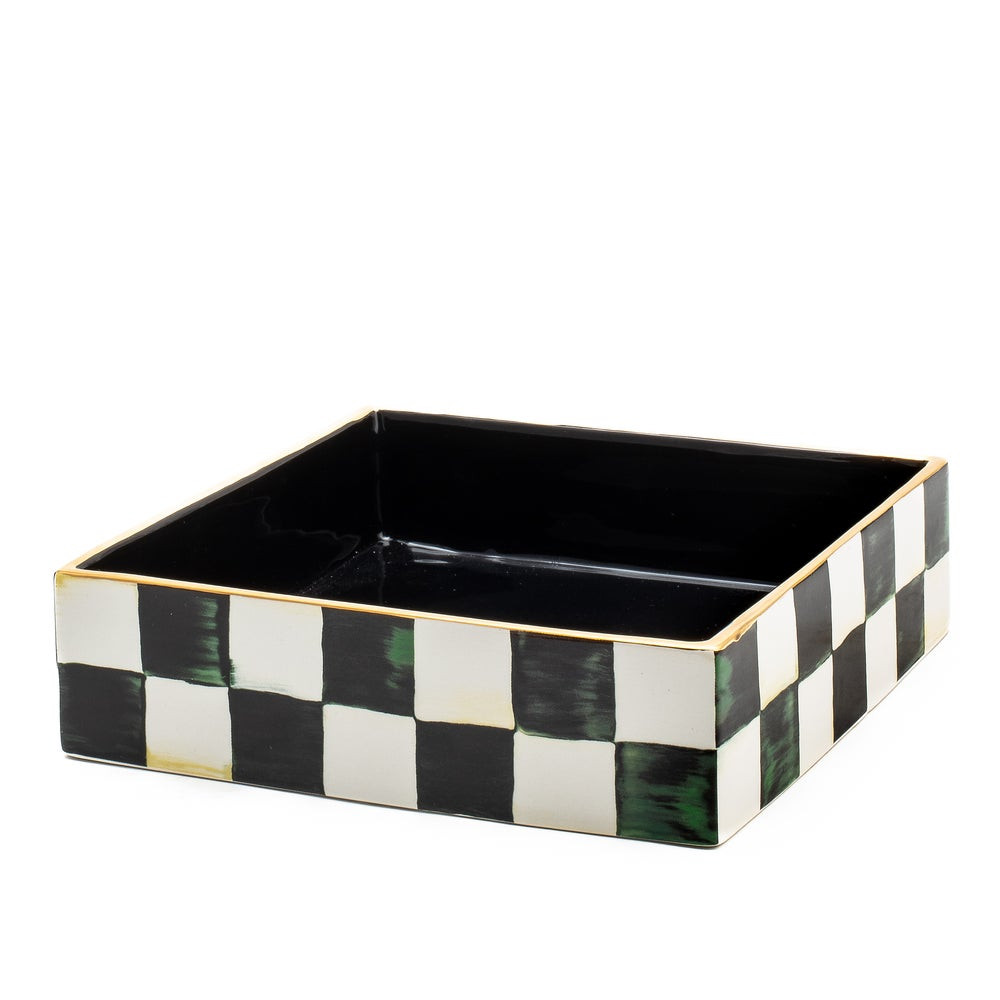 Courtly Check Luncheon Napkin Holder | MacKenzie-Childs