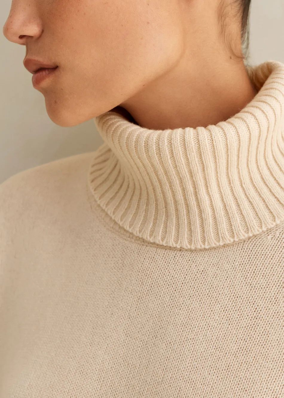 Merino Cashmere Curved Hem Jumper + Snood | ME+EM Global (Excluding US)