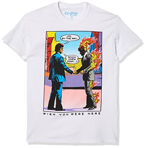 Pink Floyd unisex adult Pink Floyd Wywh Pop Art Burning Man T-shirt T Shirt, White, Medium US | Amazon (US)