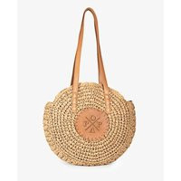 Bolso Popa Luciana Rafia Camel | Miravia ES