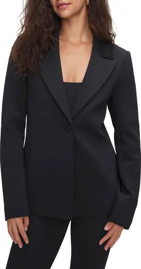 One-Button Scuba Blazer | Nordstrom