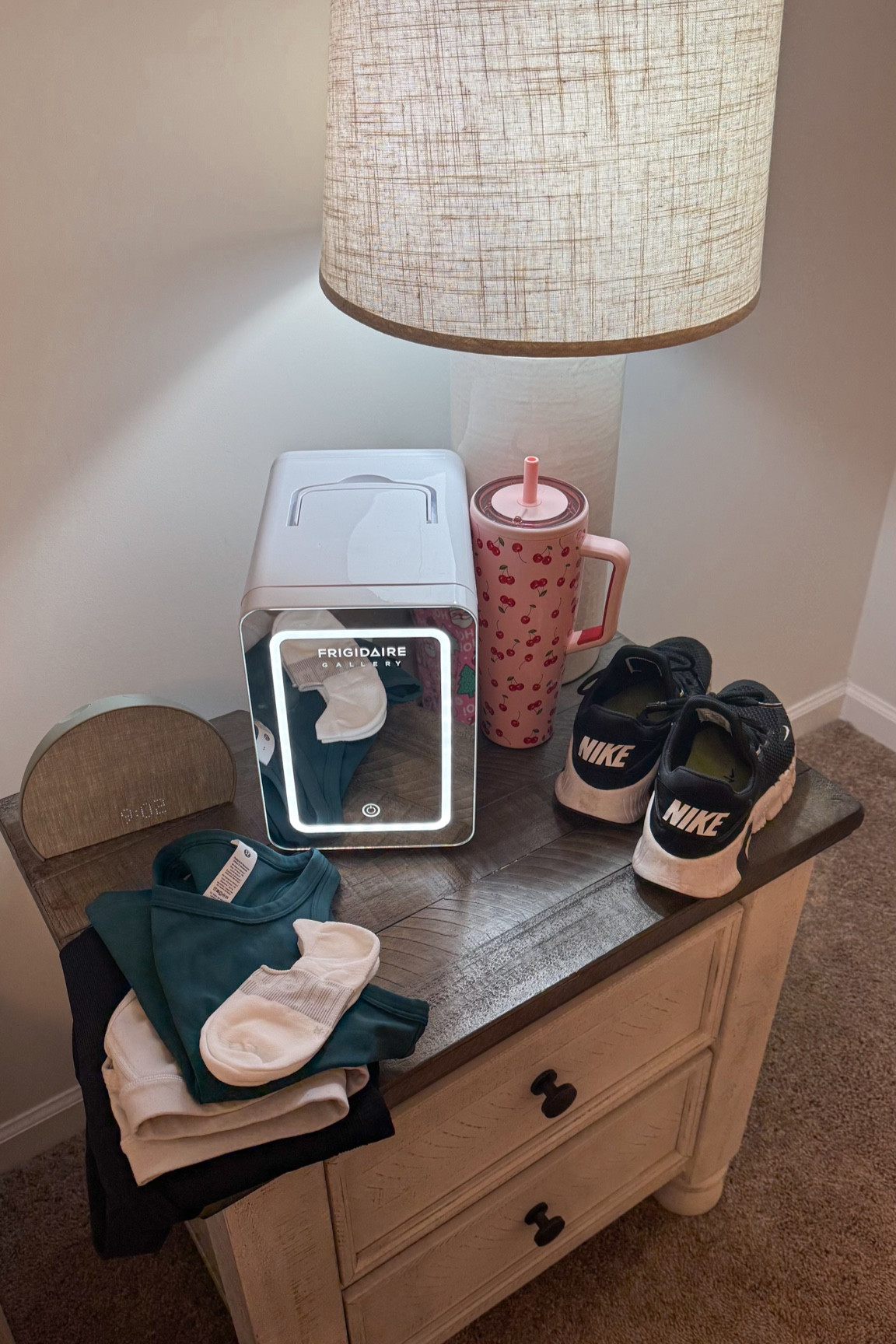 Night time routine... setting my workout outfit out for the next day and restocking my mini fridge for my morning necessities

#LTKFindsUnder100 #LTKFindsUnder50 #LTKGiftGuide