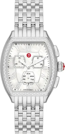 MICHELE Releve Diamond Bracelet Watch, 36mm - 0.42ct. | Nordstromrack | Nordstrom Rack