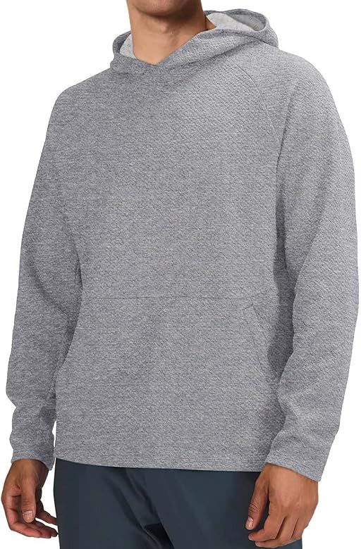 LASLULU Mens Hoodies Athletic Long Sleeve Pullover Sweatshirt Hooded Workout Tops with Pockets | Amazon (US)