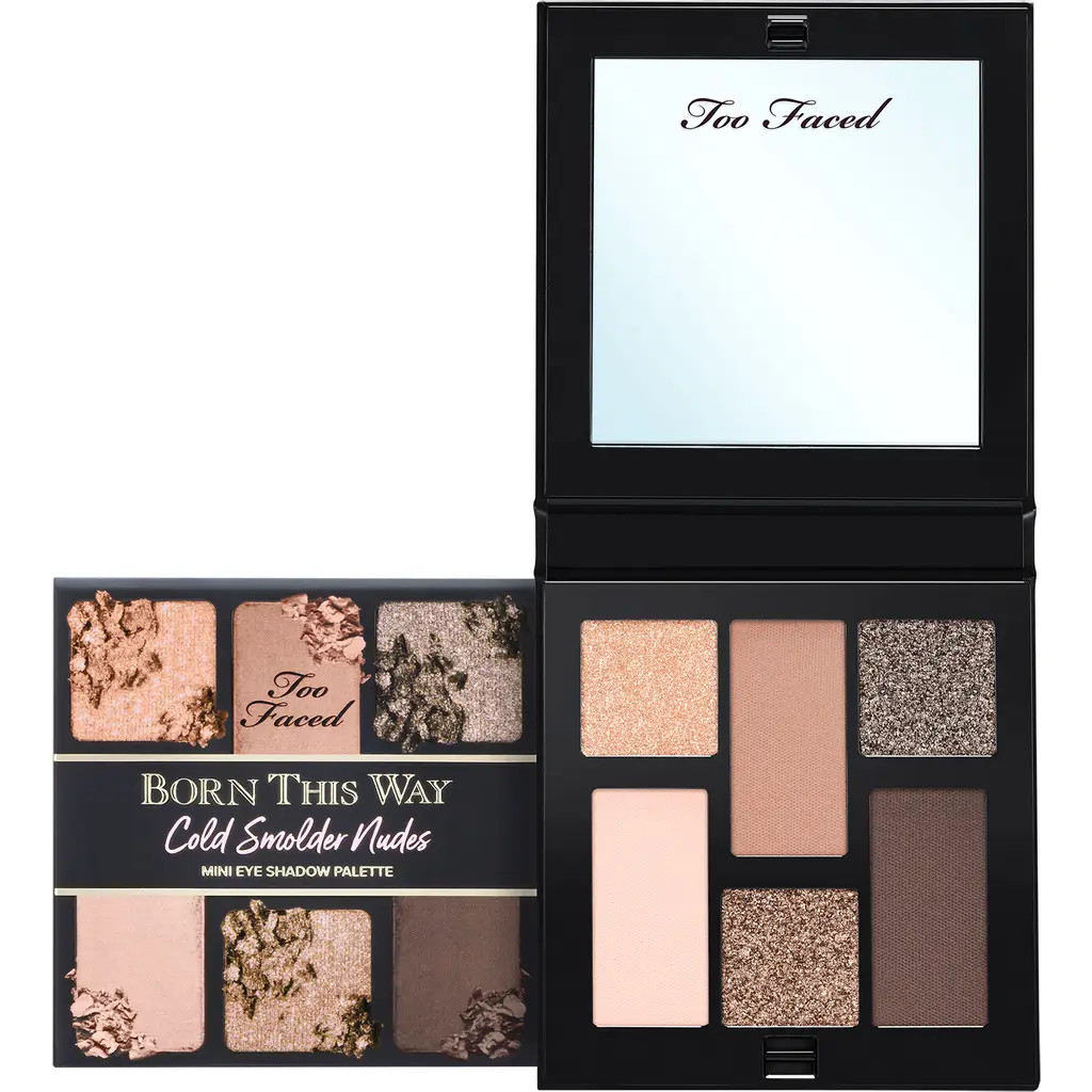 Too Faced Born This Way Mini Eyeshadow Palette in Cold Smolder Nudes at Nordstrom | Nordstrom
