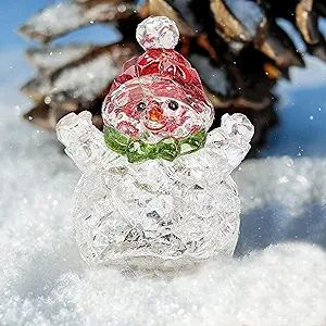 Congliulin Christmas Snowman Figurines，Christmas Decoration with LED Color-Changing Holiday Lig... | Amazon (US)