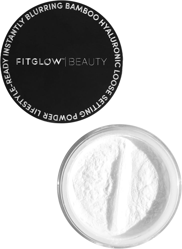 Fitglow Beauty Bamboo Hyaluronic Loose Setting Powder | Translucent Vegan Organic | Weightless Ph... | Amazon (US)