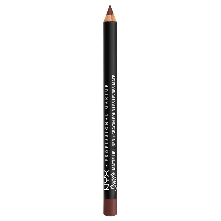 NYX Professional Makeup Suede Matte Lip Liner, Cold Brew Bown | Walmart (US)