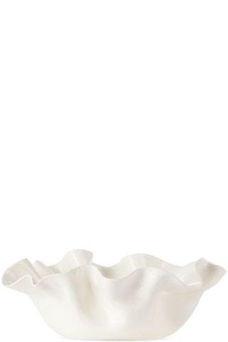 White Wave Bowl | SSENSE