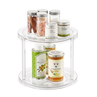 The Home Edit 2-Tier Lazy Susan | The Container Store