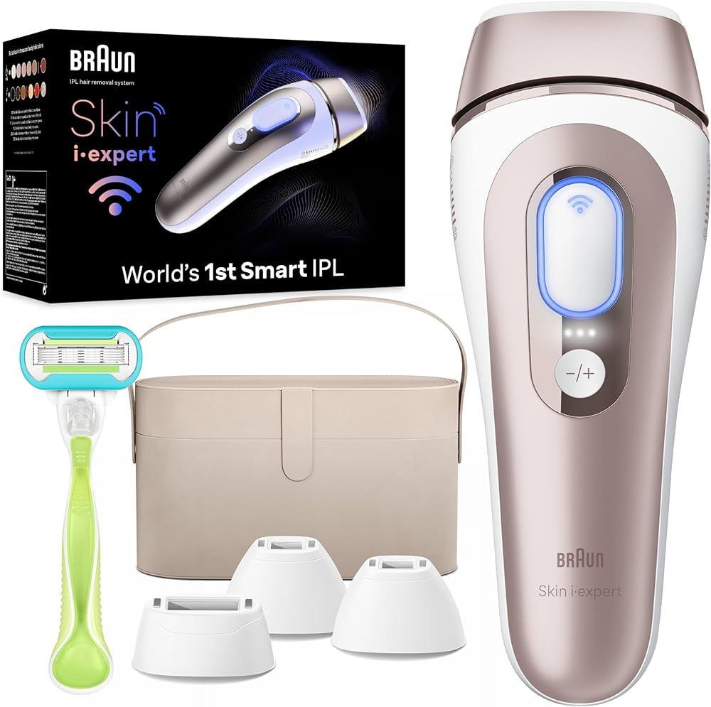 Braun IPL Long-lasting Laser Hair Removal Device for Women & Men, Skin i·Expert, at Home Hair Re... | Amazon (US)