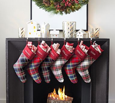 Plaid Stockings | Pottery Barn (US)