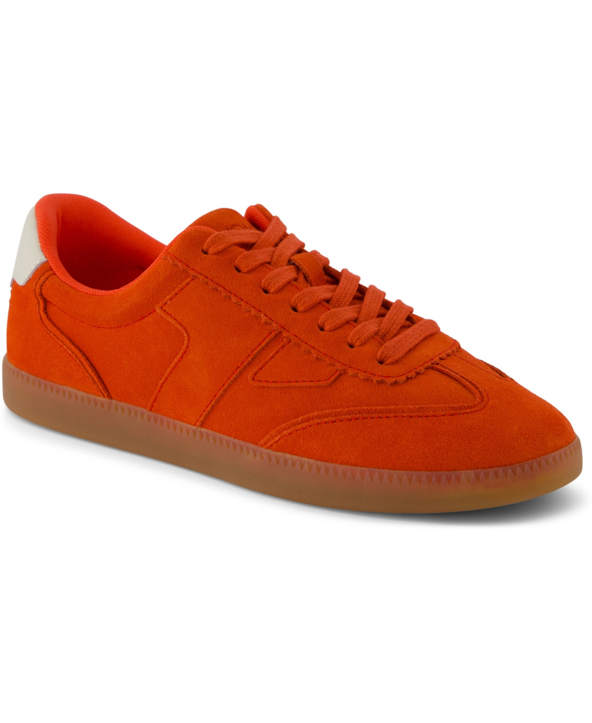 Toms Women's Collins Lace-Up Sneakers - Flame Suede, Leather | Macy's