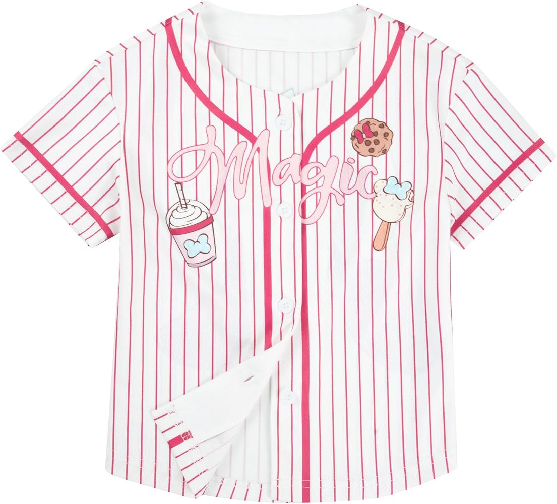 Baseball Jersey for Toddler Girl Boy Hawaiian Shirt Game Day Short Sleeve Button Down Shirts Ohan... | Amazon (US)