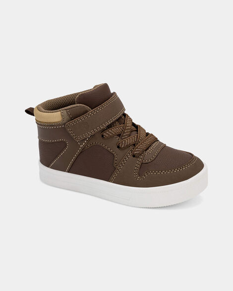 Toddler Boy High Top Sneakers - Brown - OshKosh B'gosh | Carter's | Carter's Inc