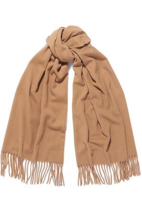 Iris & Ink Woman Cashmere Scarf Camel Size ONESIZE | The Outnet US