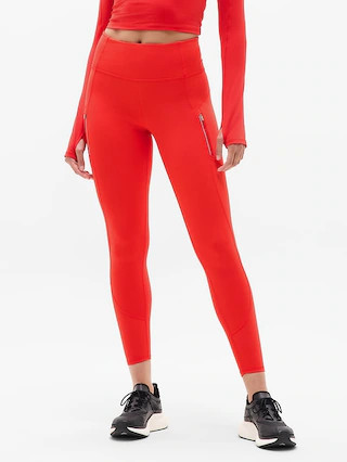 Rainier High Rise Reflective Print Legging | Athleta