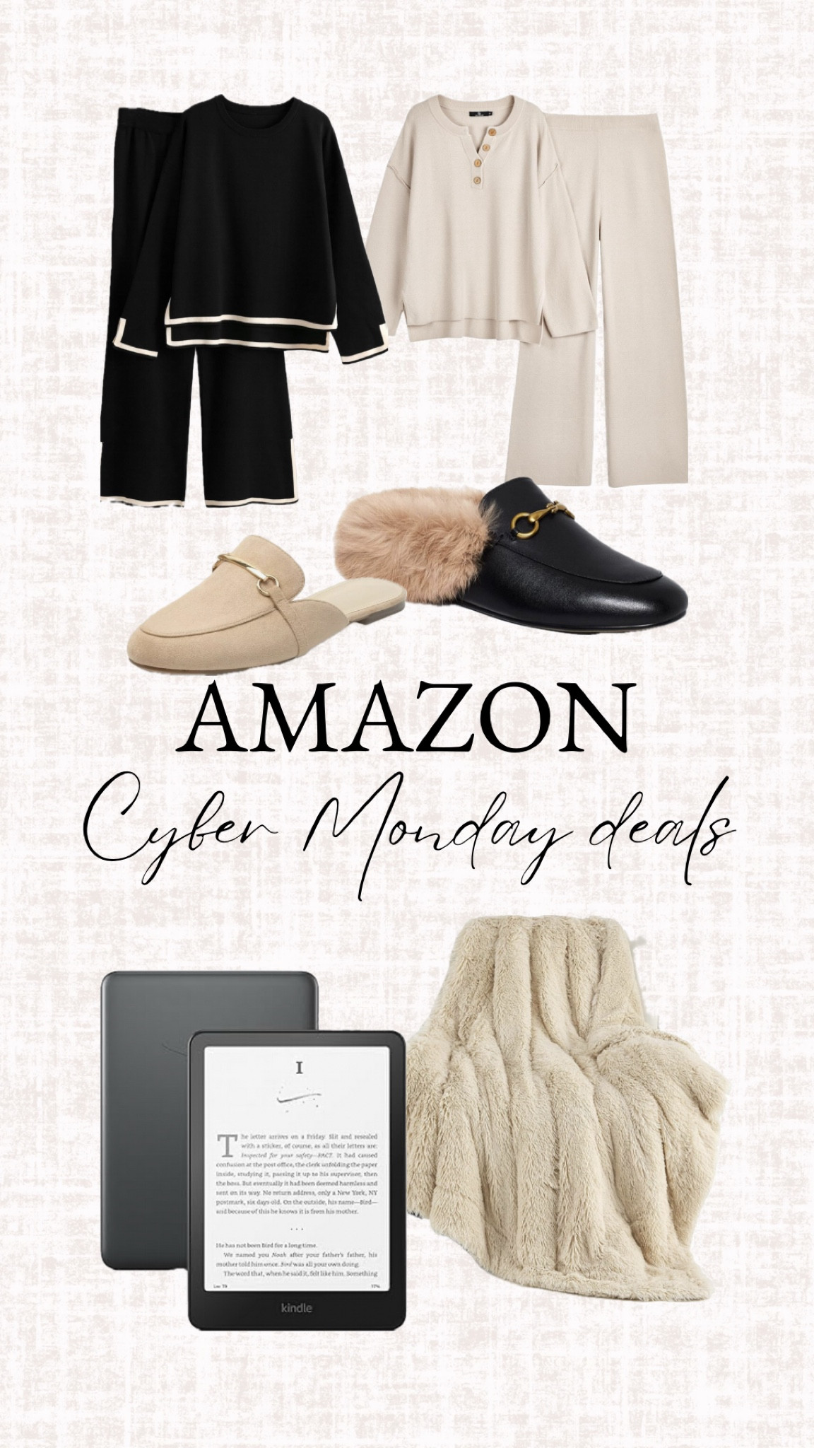 Cyber Monday Amazon daily deals are here a day early! 

Cozy outfits and cozy blankets is what winter is all about! 



#LTKSeasonal #LTKHoliday #LTKCyberWeek