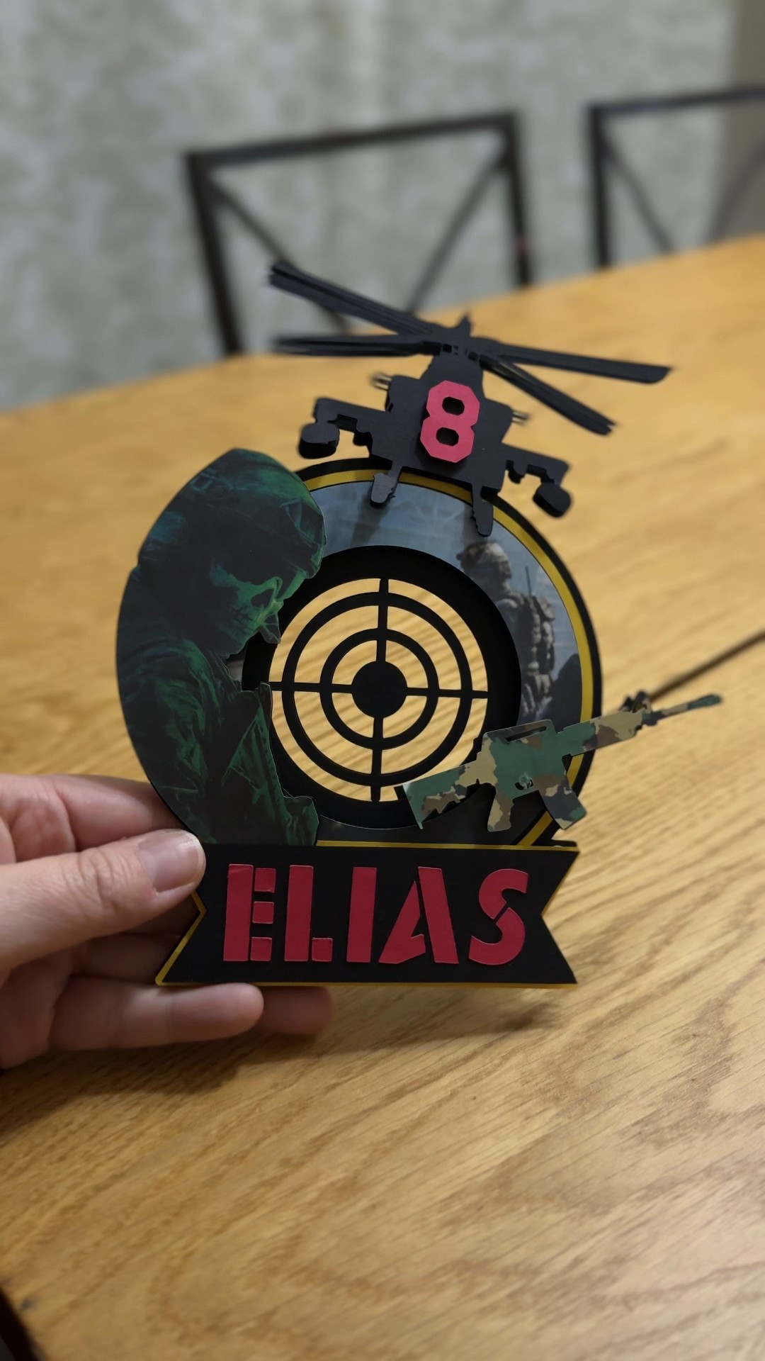 What I used to make this Call Of Duty Cake Topper