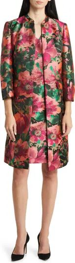 Anne Klein Floral Jacquard Jacket | Nordstrom | Nordstrom