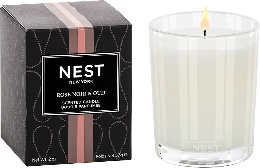 NEST Fragrances Rose Noir & Oud Votive Candle | Amazon (US)