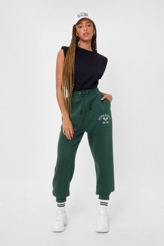 Jersey Shoulder Pad Tank Top | Nasty Gal (US)