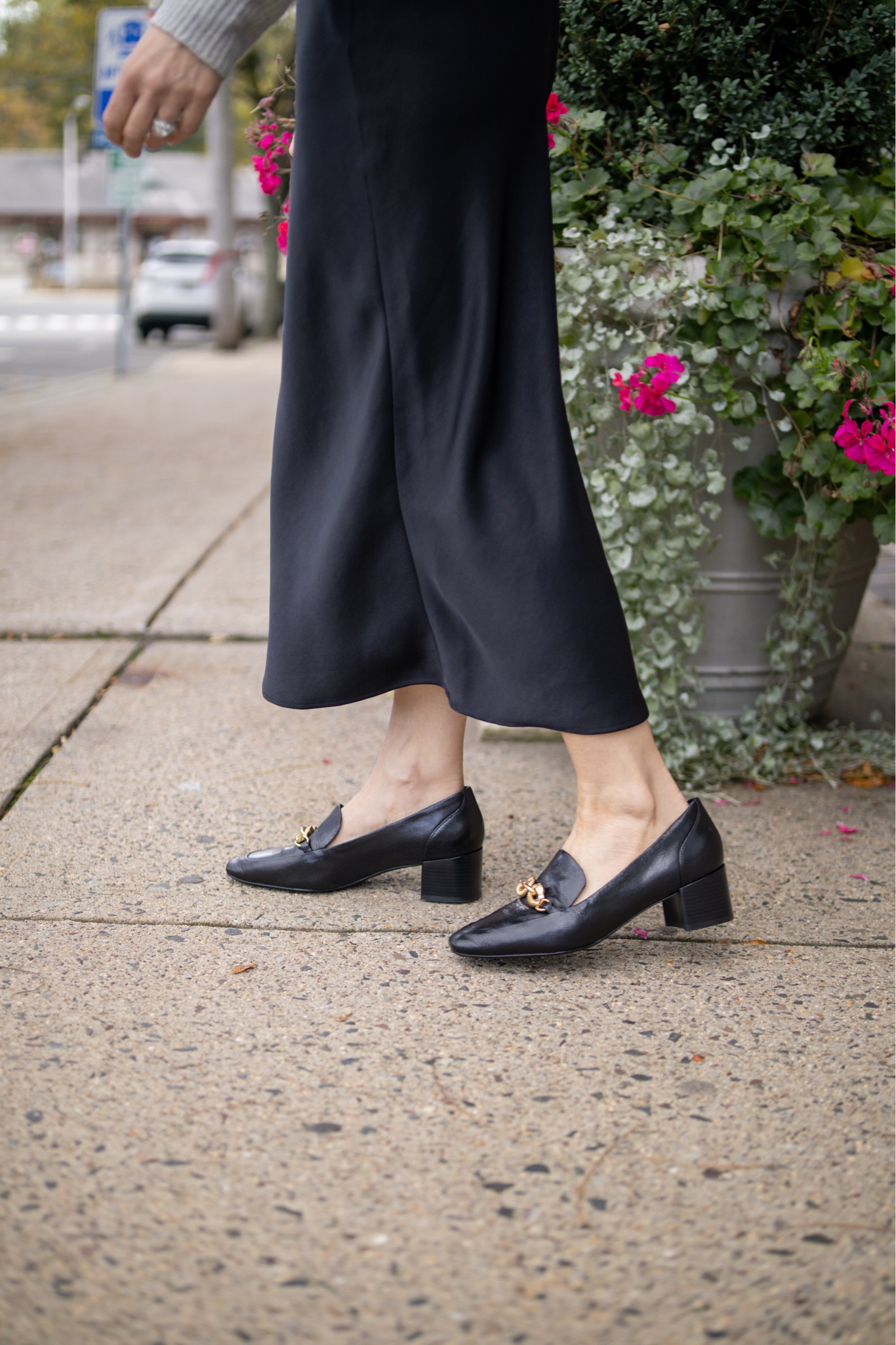 Classy fall outfit- Heeled loafers with a skirt. 



#LTKHolidaySale #LTKstyletip #LTKshoecrush