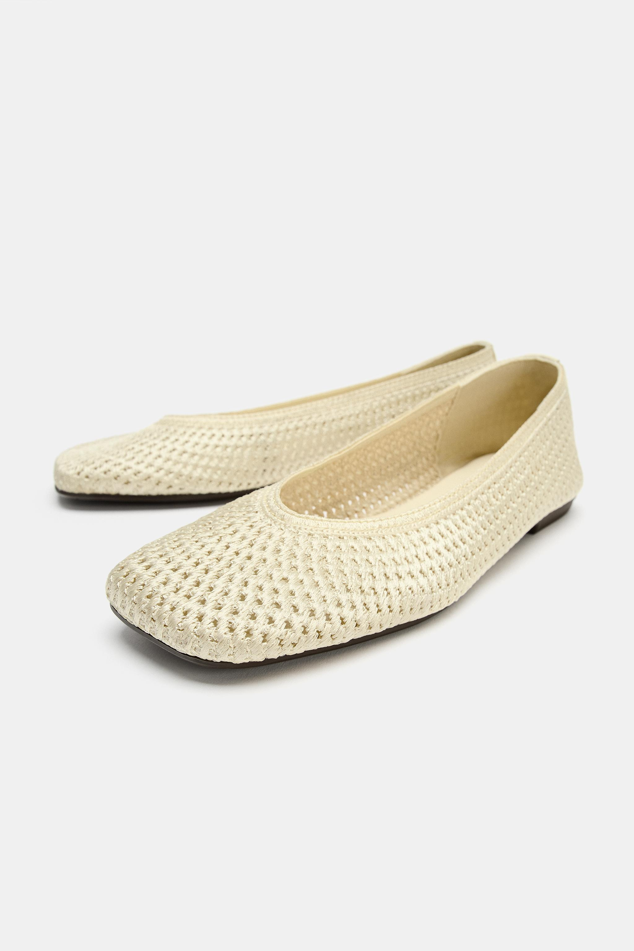 BRAIDED EFFECT BALLERINAS | Zara UK