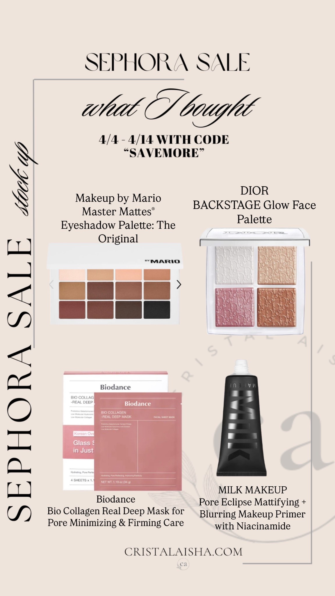 What I bought from the Sephora sale! 

#LTKBeauty #LTKSaleAlert #LTKFindsUnder100