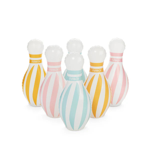 Pastel & Rainbow Backyard Bowling Set | FUNBOY