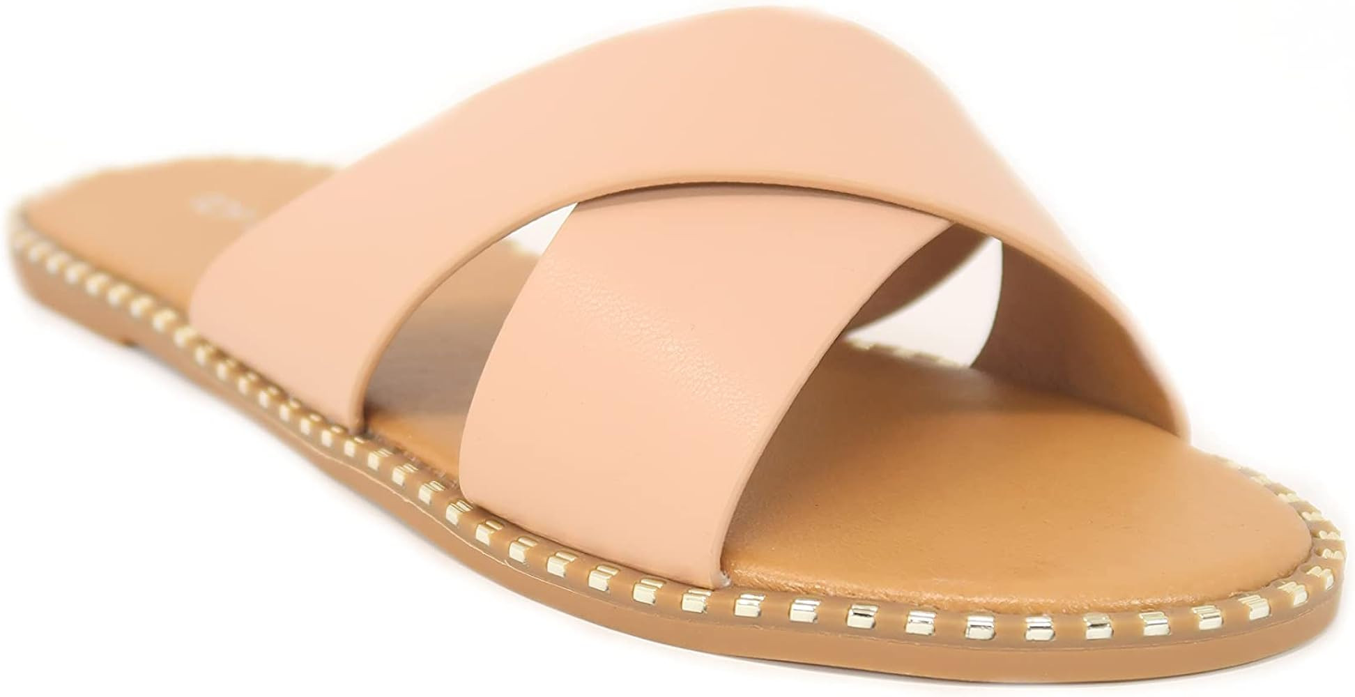Women Open Toe Flat Fashion Sandals | Amazon (US)