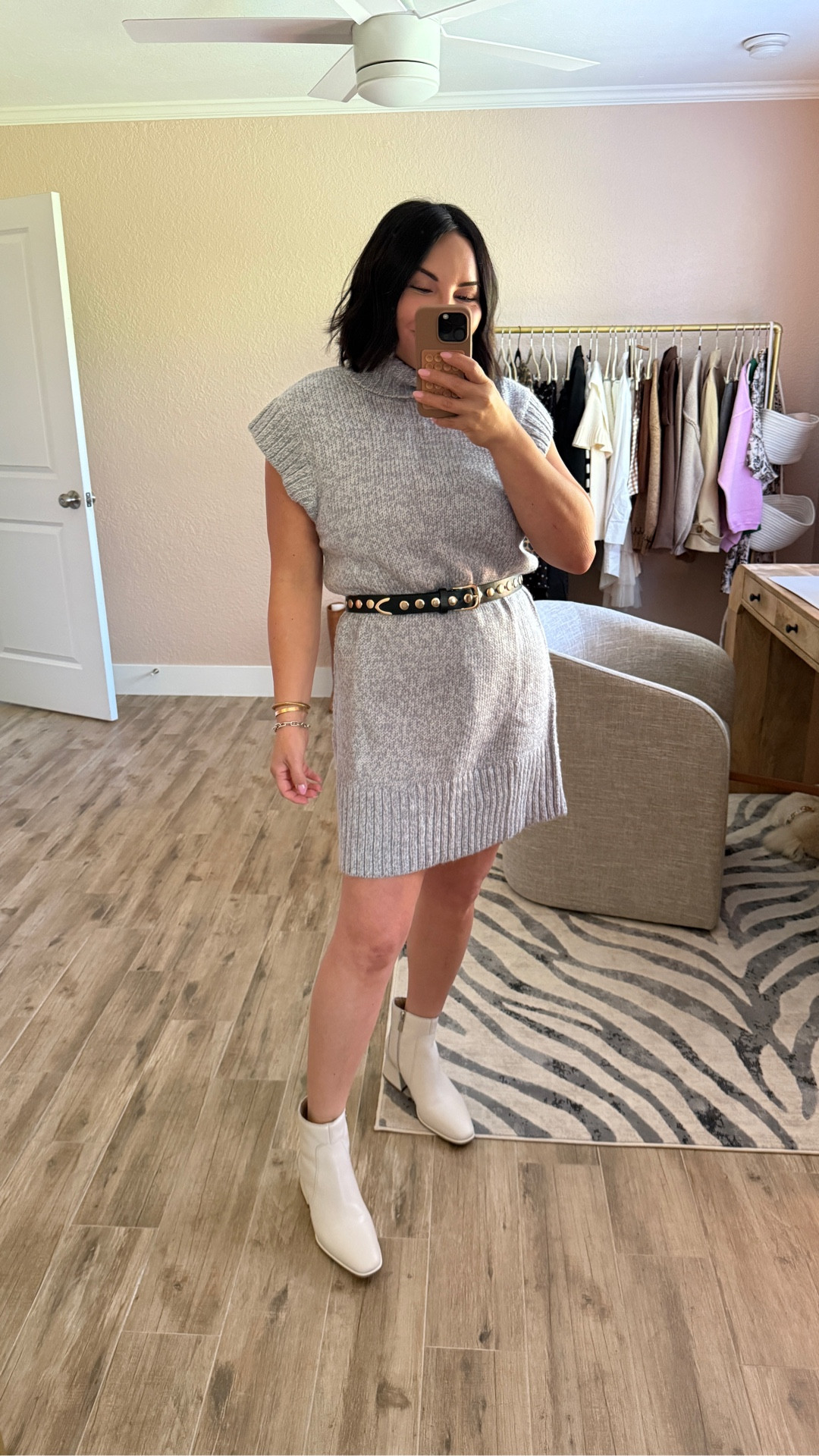 #sweaterdress #falloutfit #studdedbelt #booties 

#LTKFindsUnder50 #LTKStyleTip #LTKFindsUnder100