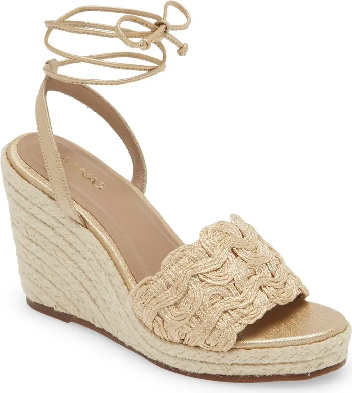 Eve Anke Wrap Espadrille Platform Wedge Sandal (Women) | Nordstrom