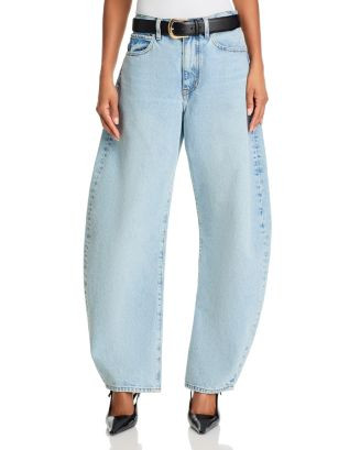 The Bubble High Rise Barrel Leg Jeans | Bloomingdale's (US)
