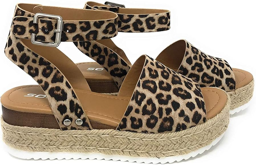 Womens VALETT Open Toe Casual Ankle Strap Sandals | Amazon (US)