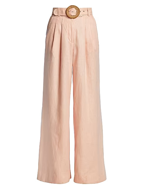 Linen Wide Leg Pants | Saks Fifth Avenue