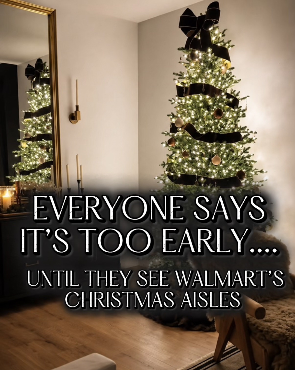 Everyone says it’s too early until they see Walmart’s Christmas aisles