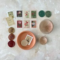 Fall Wedding Detail Flat Lay Props, Stamps, Terracotta Styling Kit, Flatlay Flatlay Stamp, Prop | Etsy (US)
