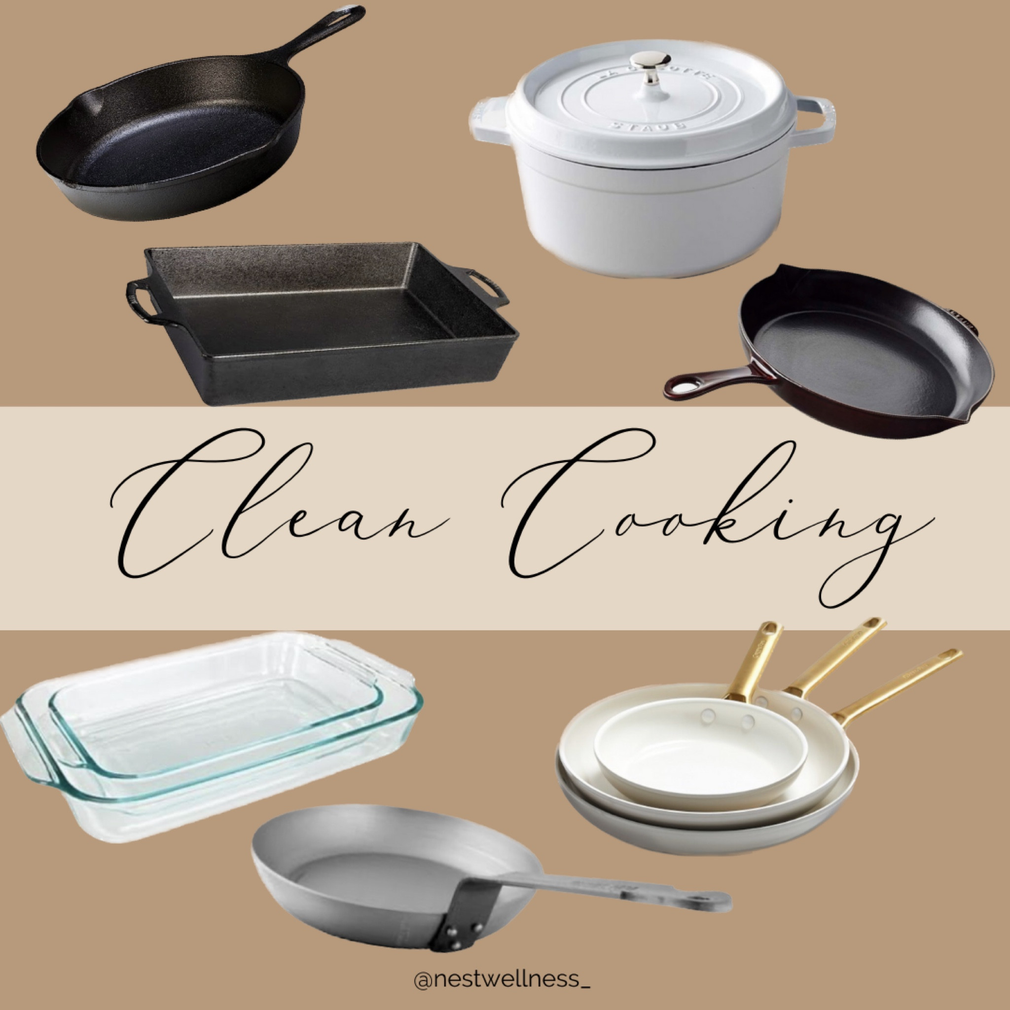 A full roundup of my favorite clean, non-toxic cookware! ✨🧡

#LTKFind #LTKhome