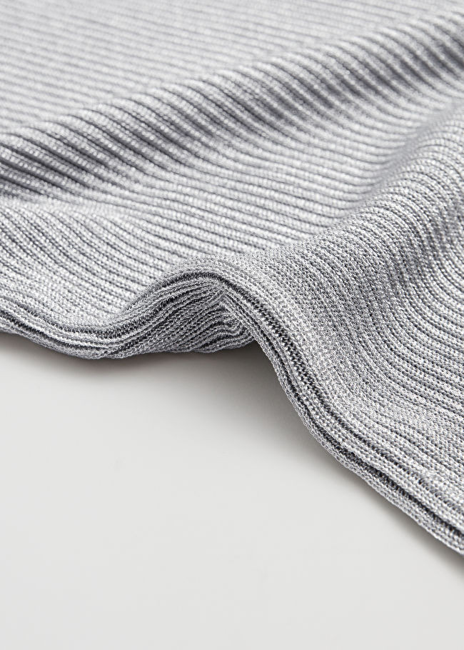 Robe ajustée à dos nu et effet métallisé | & Other Stories (DE + FR)