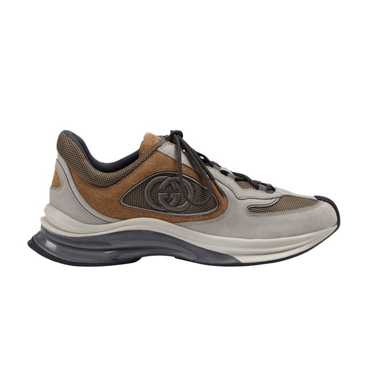 Gucci Run Sneaker 'Light Grey Brown' | GOAT