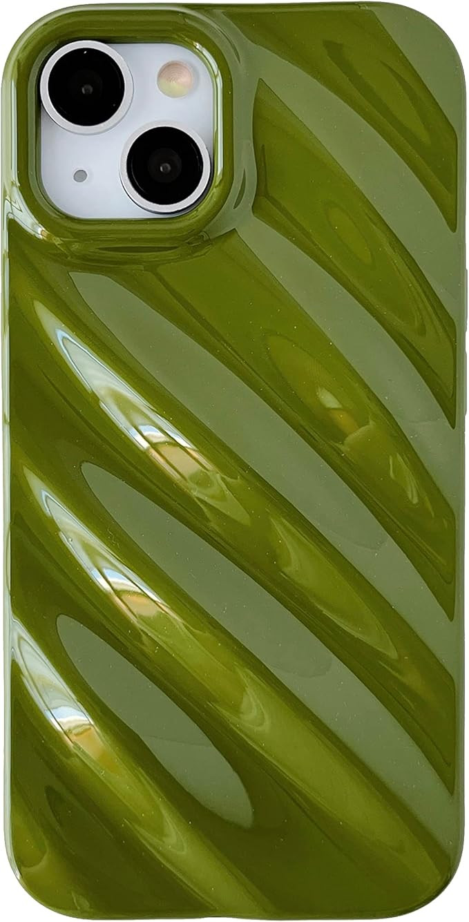 Caseative Cute Water Ripple Pattern Wave Shape Camera Lens Protection Soft Compatible with iPhone... | Amazon (US)