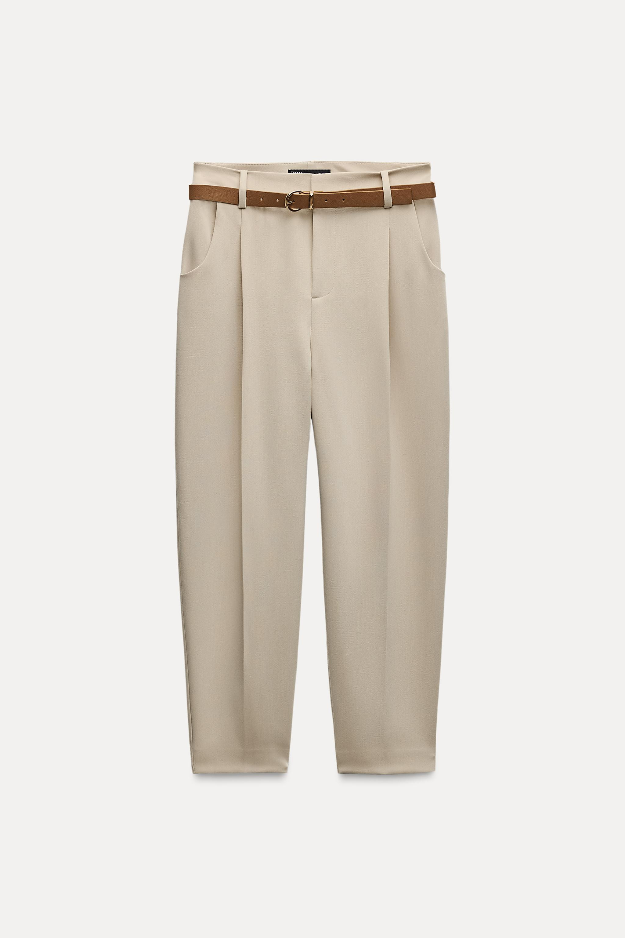 DARTED TROUSERS WITH BELT | Zara UK