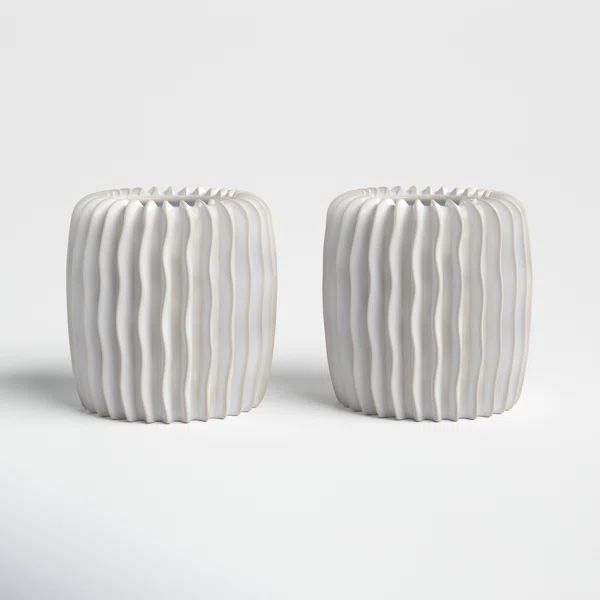 Handmade Ceramic Table Vase (Set of 2) | Wayfair North America